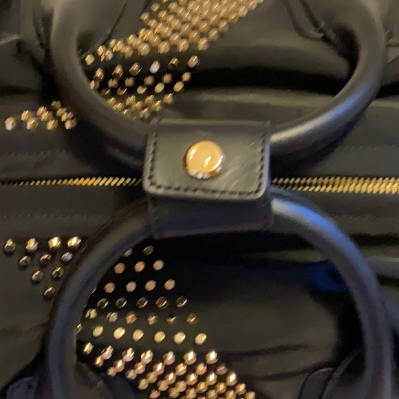 Convertible Backpack/Travel Studio Bag with Decorative Gold Hardware NWOT - Picture 5 of 16